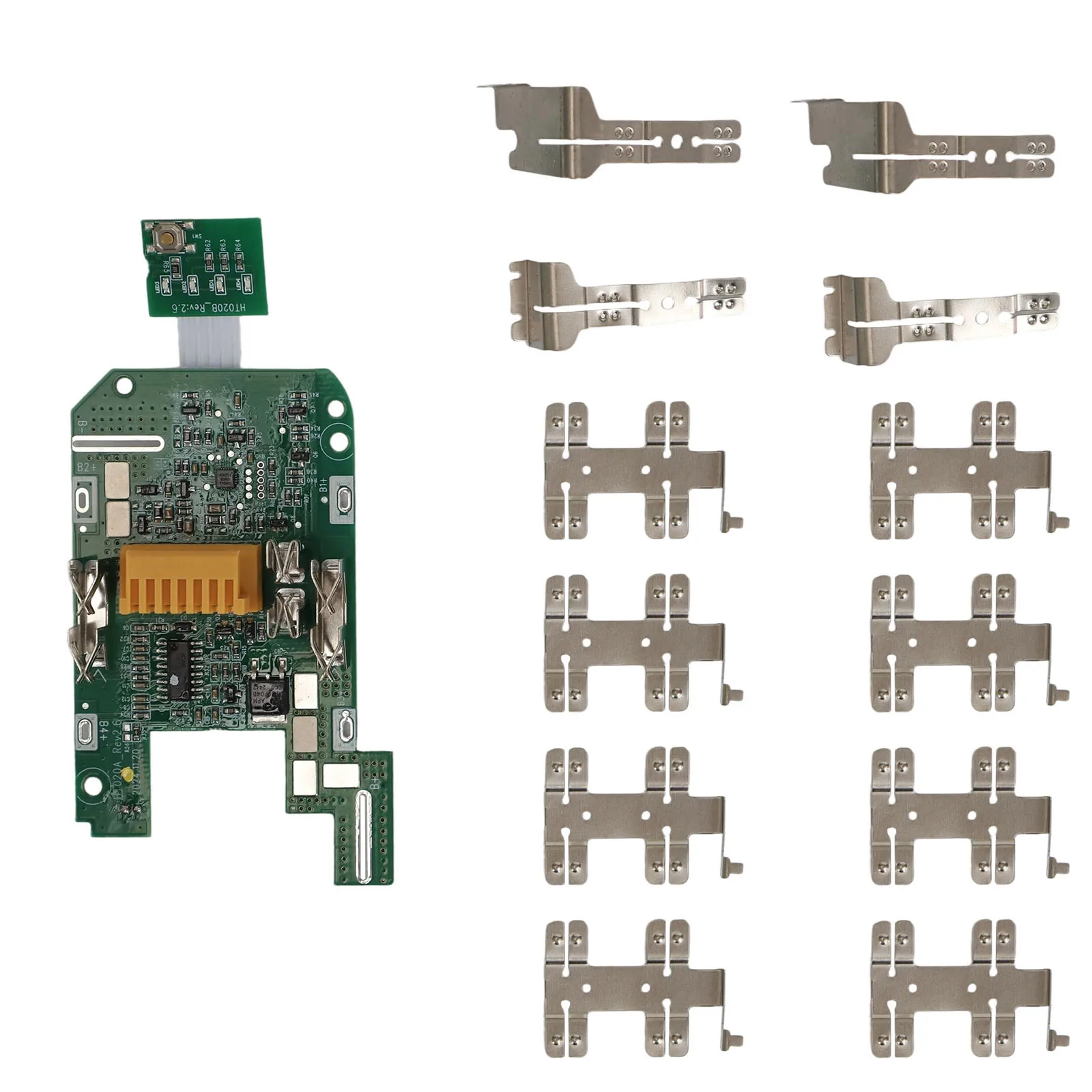 High Discharge Rate Battery Module Lithium Battery Protection Battery Protection PCB Shock Resistance For 5-cell Lithium Battery
