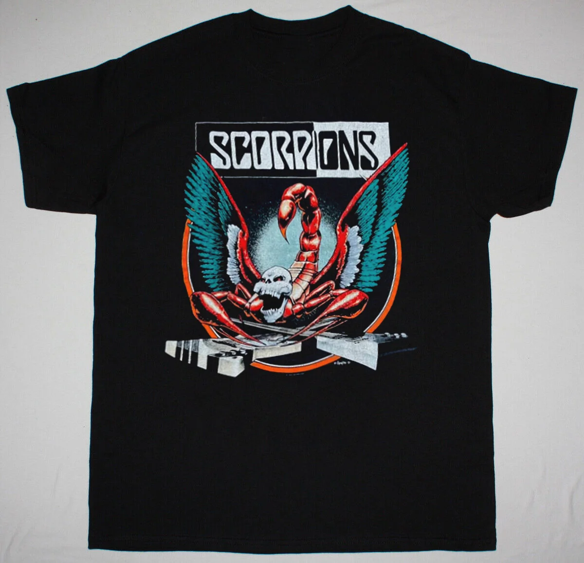 Scorpions Shirt Crazy World Black Size S-5XL Gift fans Shirt AC1227