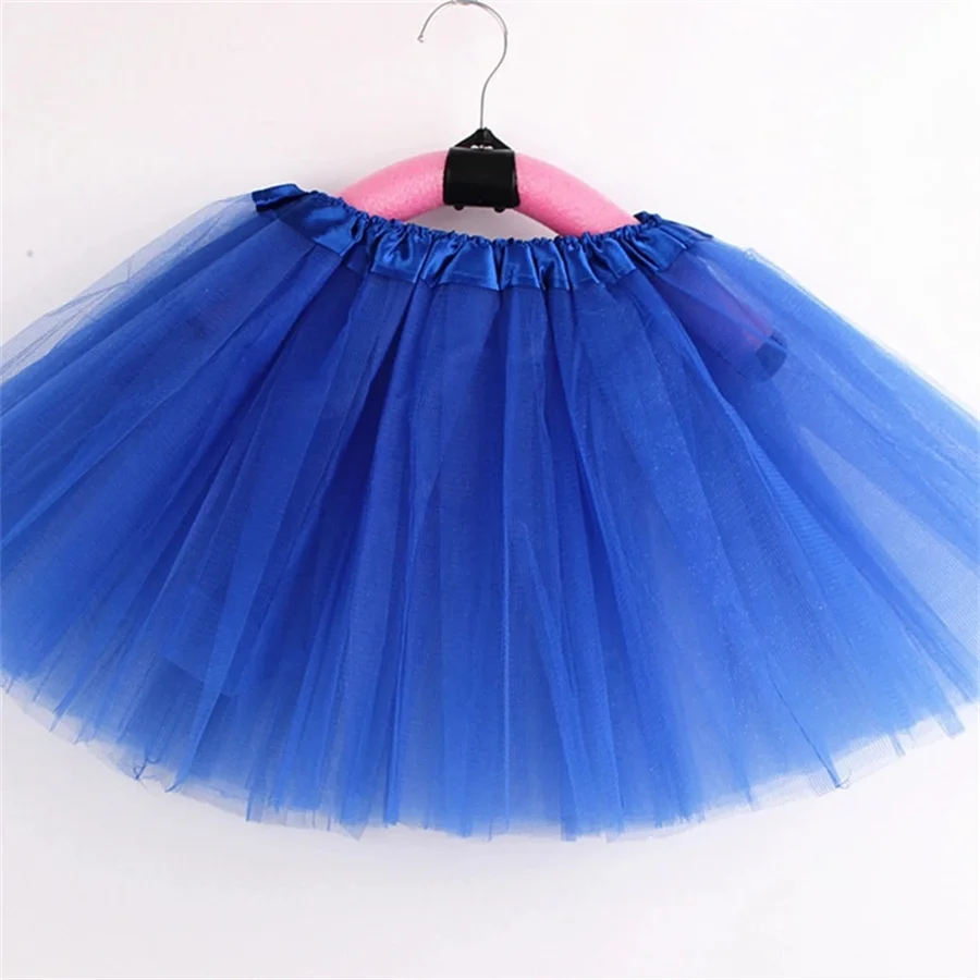 Children Kids Girls Ballet Skirts Elastic Mesh Tutu Ballerina Dress Gymnastics Dancing Skirt Princess Pettiskirts