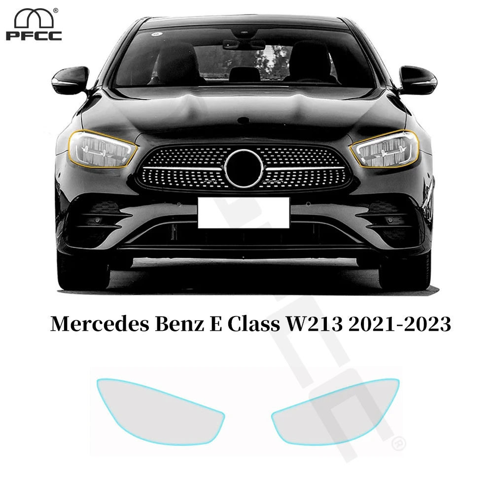 

For Mercedes Benz E Class W213 2021-2023 Headlight Rearview Clear Bra Pre-cut PPF TPU Paint Protection Film Resistant Invisible