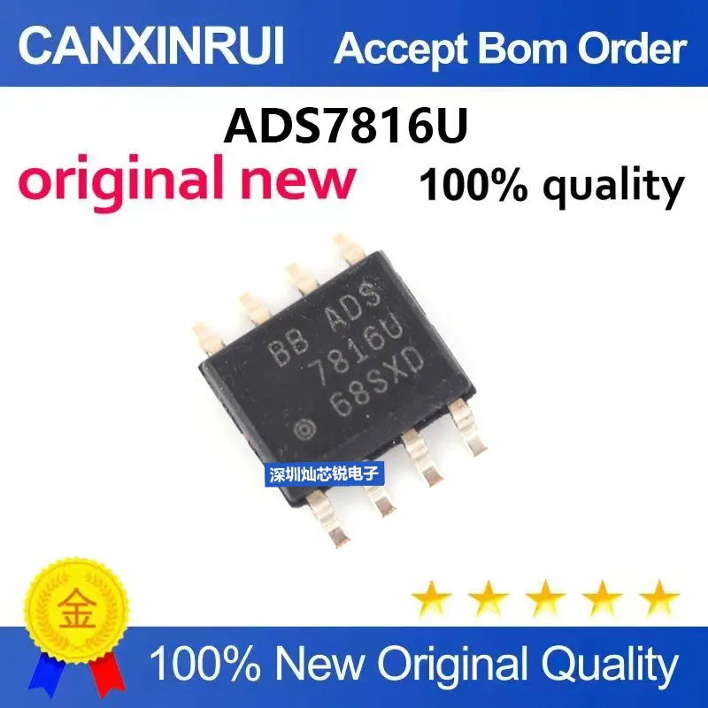 (5-100pieces)Brand new original ADS7816 ADS7816U analog-to-digital converter chip 12-bit ADC