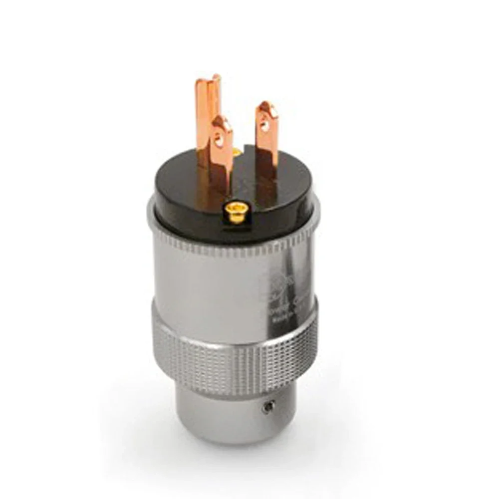 Krell aluminium legierung us stecker kupfer c13 iec stecker für diy hifi audio netz kabel