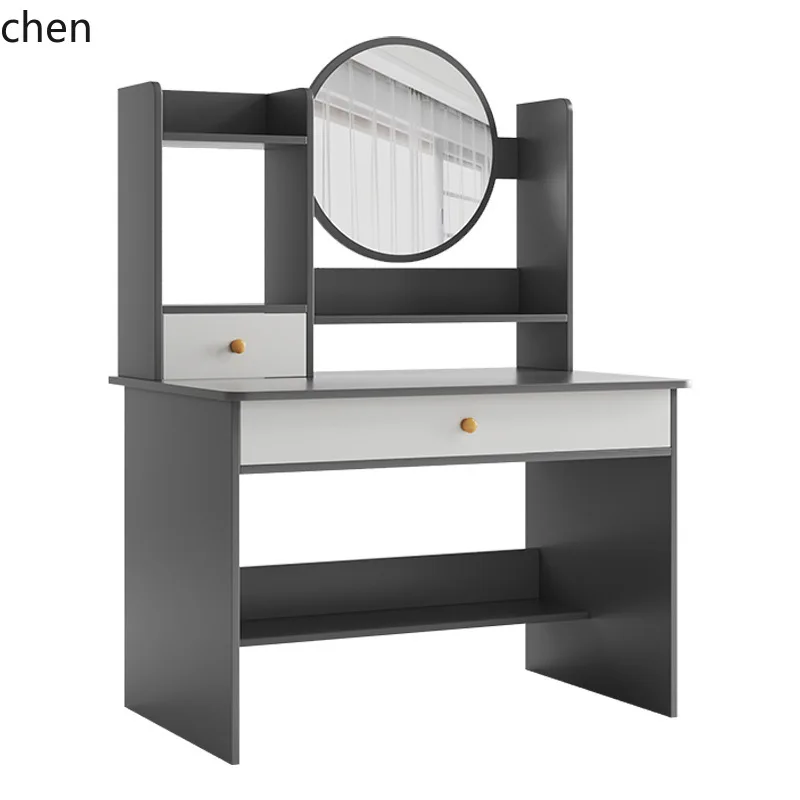 LXC Bedroom Home Makeup Table Simple Modern Makeup Desk Integrated Bedside Table