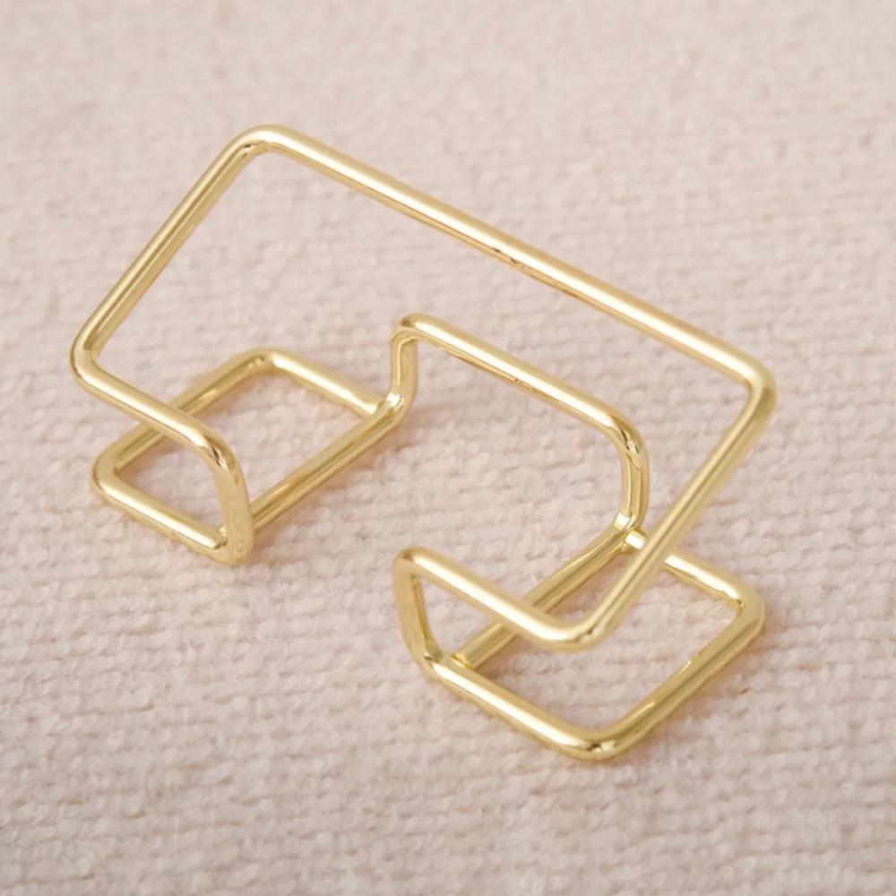 Metal Business Card Holder Rustproof Modern Style Name Card Stand Space-saving Sturdy Card Organizer Countertop Display