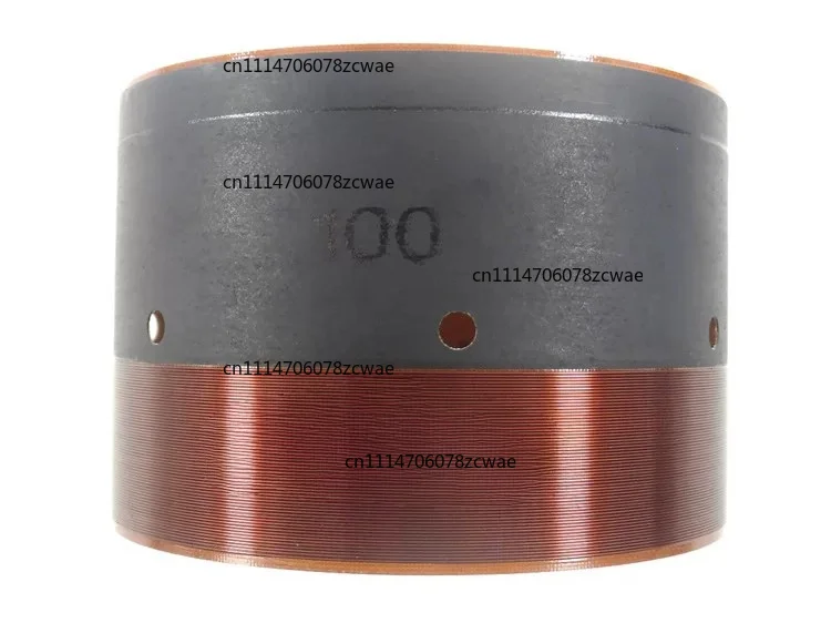 100mm Woofer Voice Coil, Inner‑Outer Winding, High‑Temp Fiberglass Bobbin, Pure Copper Round Wire 100‑Core Speaker Accessory