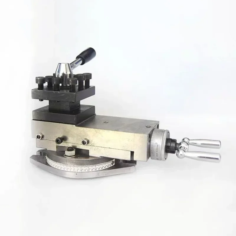 Lathe At300 Tool Holder Mini Lathe Accessories Metal Lathe Holder Tool Assembly Quick Change Holder Tool 80Mm Stroke.