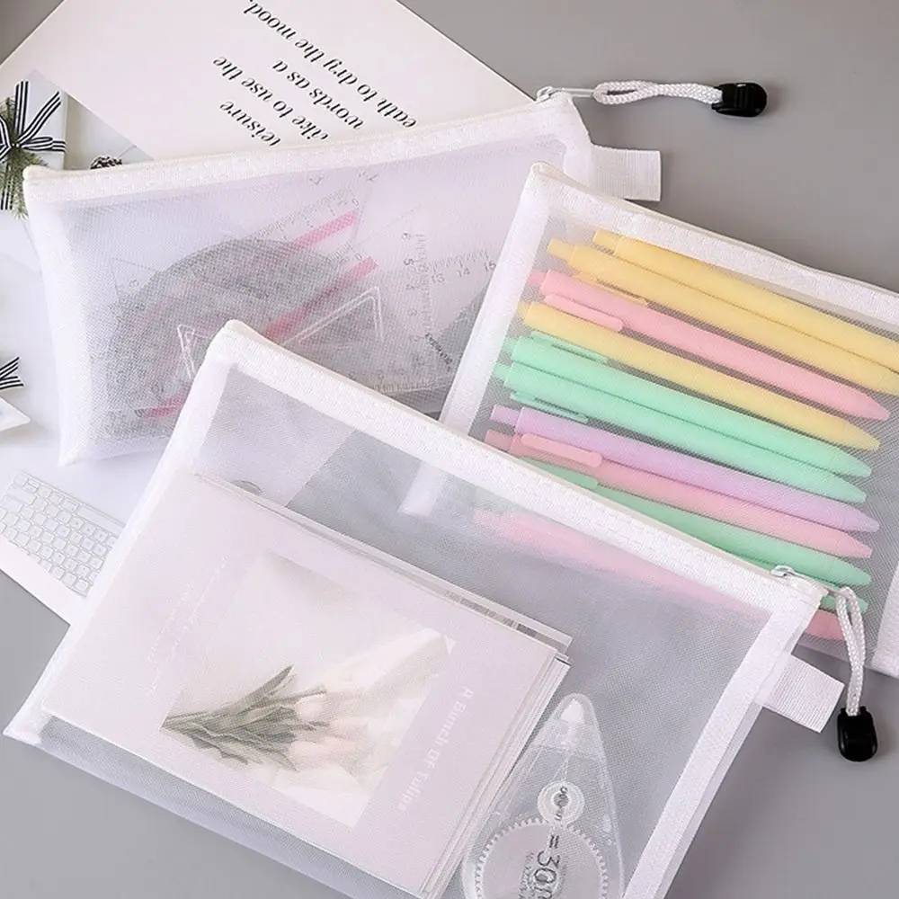 Bolsas de maquillaje para cosméticos, organizador de papel, carpeta de archivo, carpeta de documentos, bolsa de almacenamiento de gran capacidad, organizador de archivos