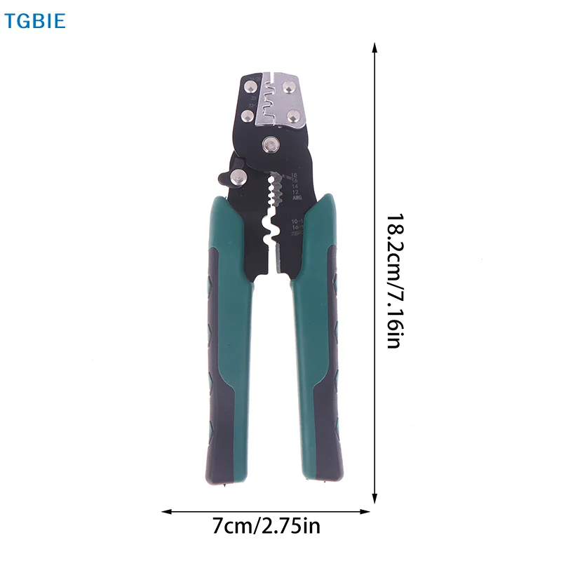 [TL]【TL】Multi-function Crimping Pliers RC Crimping Crimp Plier Tool For Futaba JR JST Servo Connector 14 -26 AWG Wire Straight