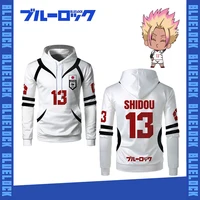 Sudadera con capucha de uniformes de Anime Blue Lock, sudadera SAE Oliver Aiku Ryusei Shido, camisetas deportivas transpirables Unisex, ropa con capucha para Cosplay
