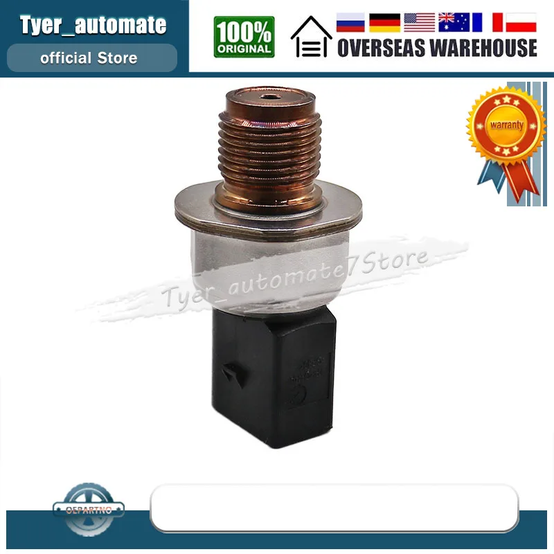 For Audi A4 A5 A6 A7 A8 Q5 Q7 4G VW Touareg 3.0TDI 85PP28-02 05A906051 Fuel Rail Pressure Sensor