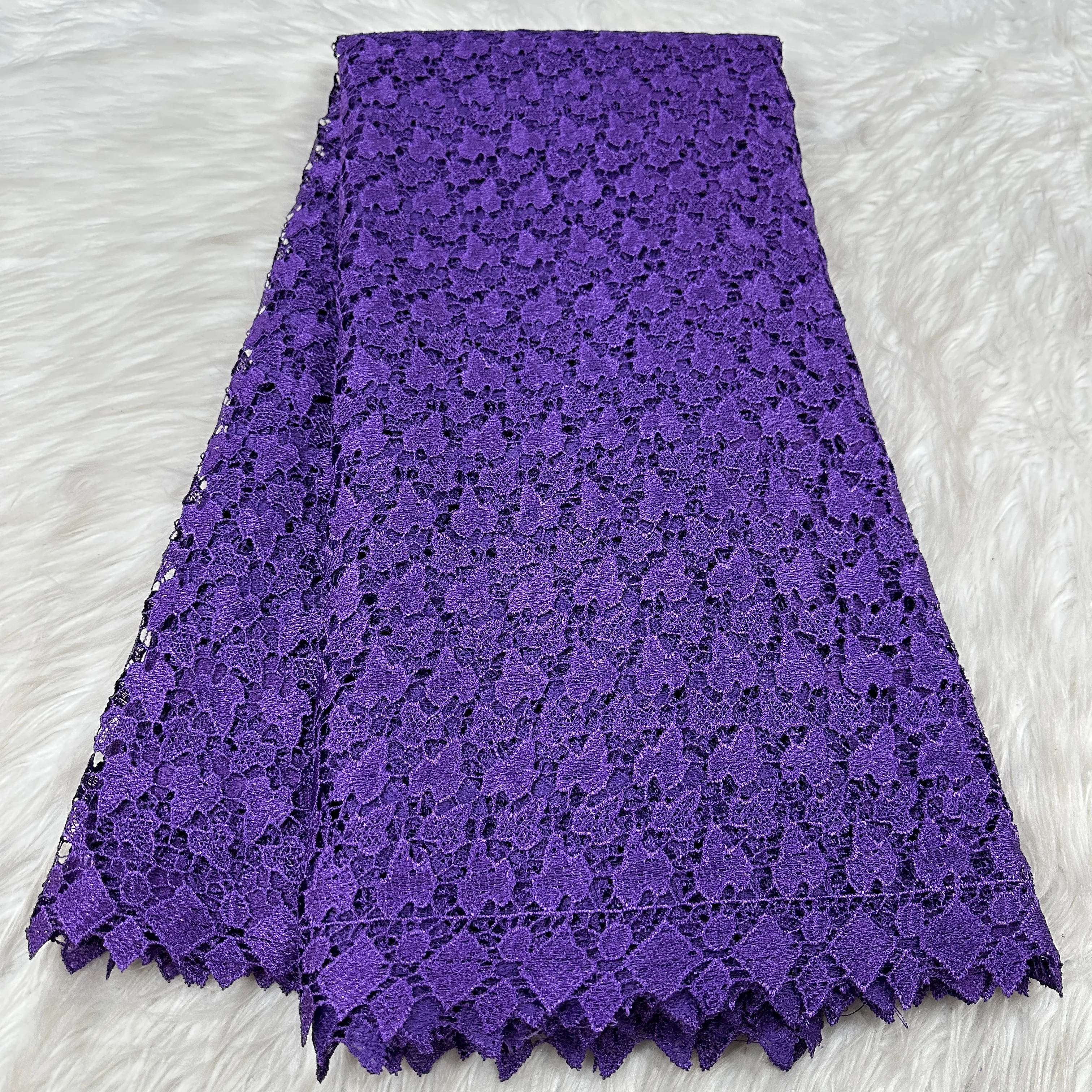 

Африканская кружевная ткань высокого качества, новая нигерийская гипюровая кружевная ткань для шитья свадебного платья - YC