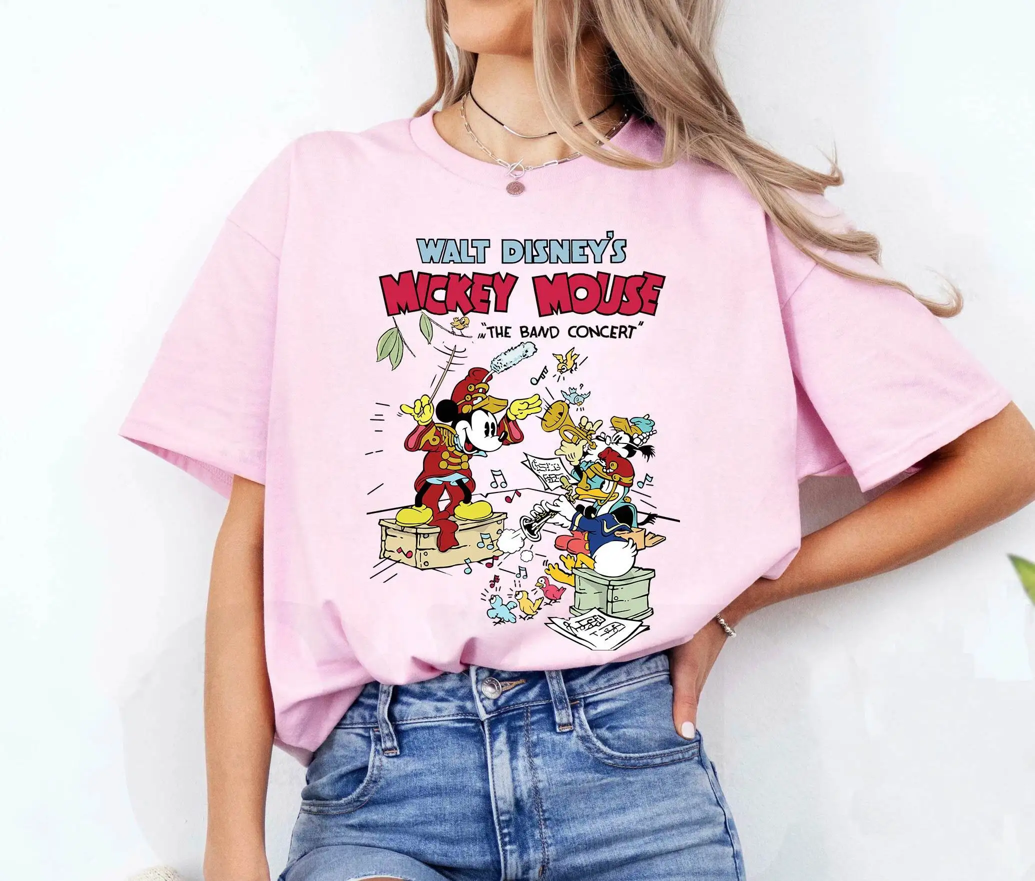 ديزني ميكي ماوس الصيف تي شيرت الفتيان والفتيات الأسرة الوالدين والطفل الملابس عارضة فضفاضة مريحة قصيرة الأكمام الرجال النساء