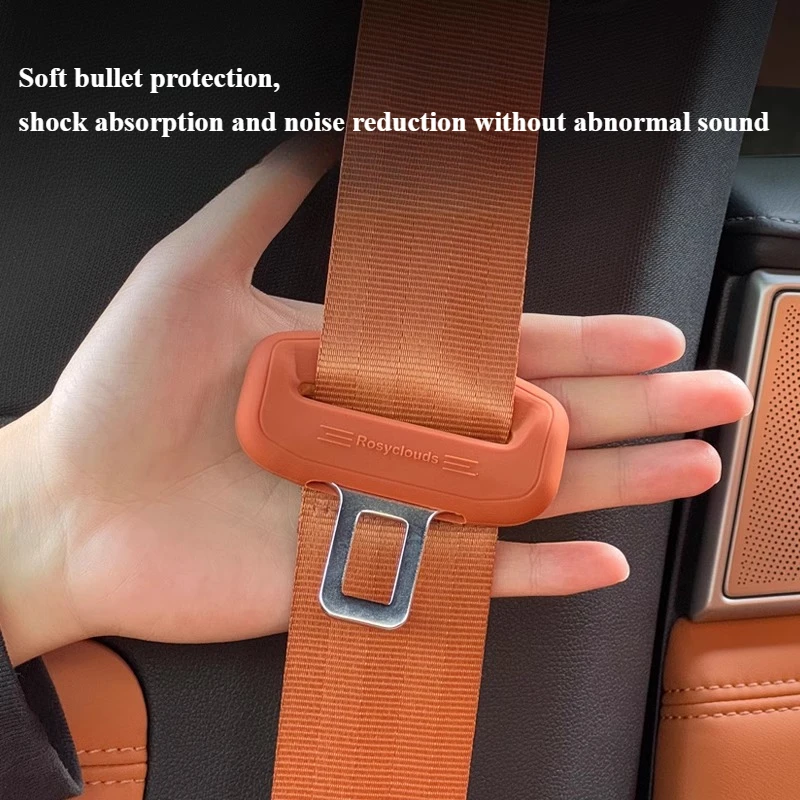 For Xpeng G9 Seat Belt Buckle Cover Silicone Protector - Anti-Scratch Car Interior Accessories, Auto Decor Upgrade (2024 Model)