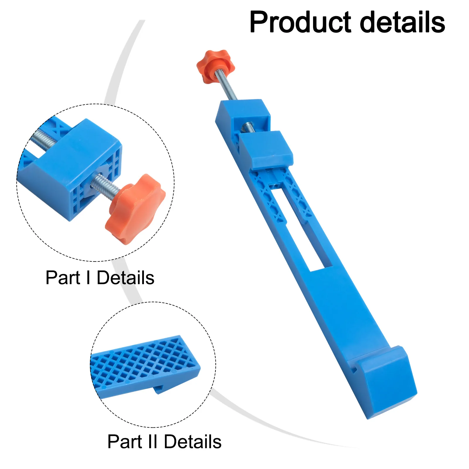 

1/2PCS Adjustable Cutting Machine Base Guide Rail ABS Plastic Circular Saw Milling Positioning Clamps Lock The Cutter Base