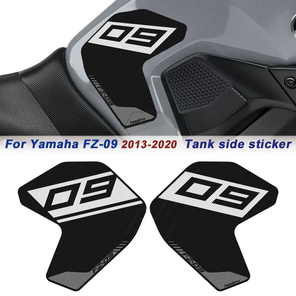 

FZ09 Motorcycle Side Tank Pad Protection Knee Grip Mat Accessorie For Yamaha FZ-09 2013-2020 stickers