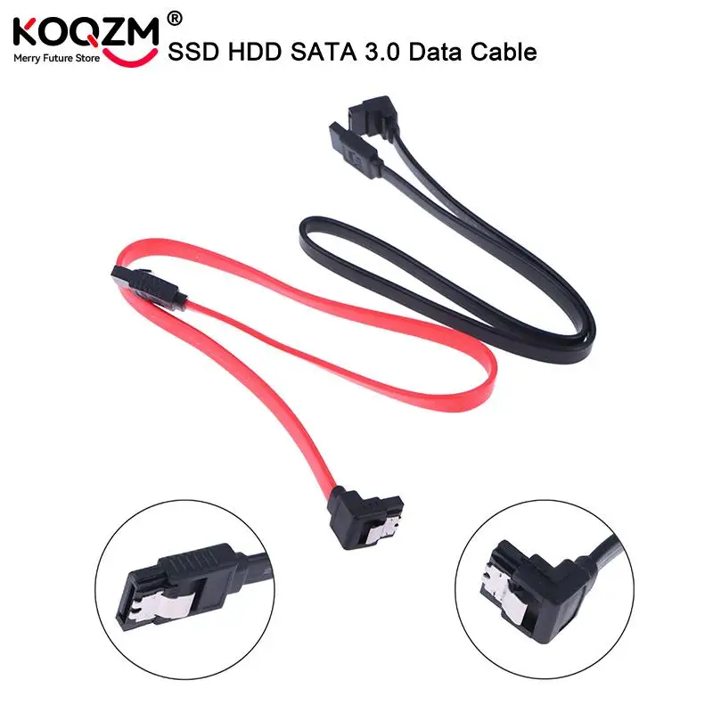 SSD HDD SATA 3.0 III Data Cable To SSD HDD Hard Disk Drive Cord Sata3 Straight Right Angle 6Gb/s For MSI Gigabyte Motherboard