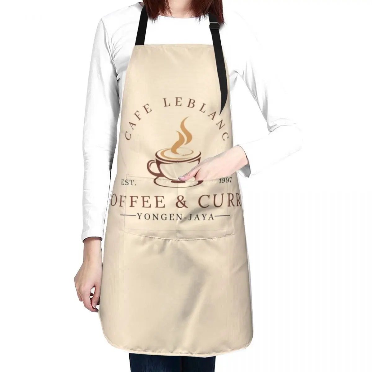 Cafe Leblanc - Persona 5 Sojiro Shop Apron women's kitchens Home and kitchen products Apron