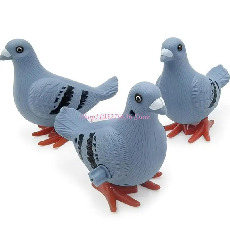 R6FD 4pcs 점프 비둘기 장난감 교육 시계 새 어린이 방 장식