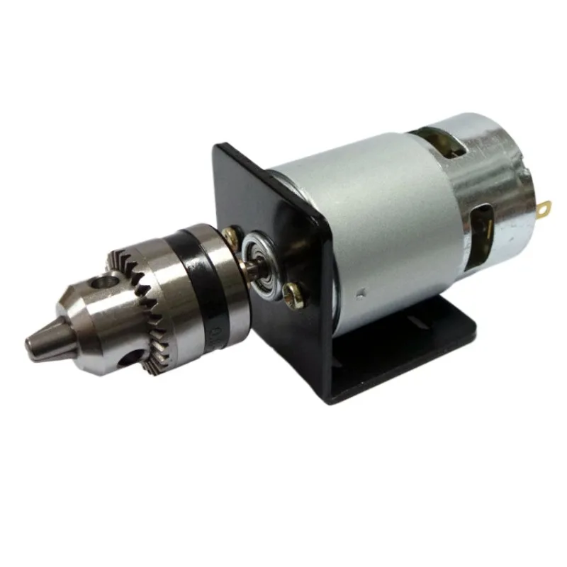 Miniature 775 Small Electric Drill Bench  Mini DC Hand Drill Drilling Angle Grinding Cutting Machine DIY Model Electric Motor