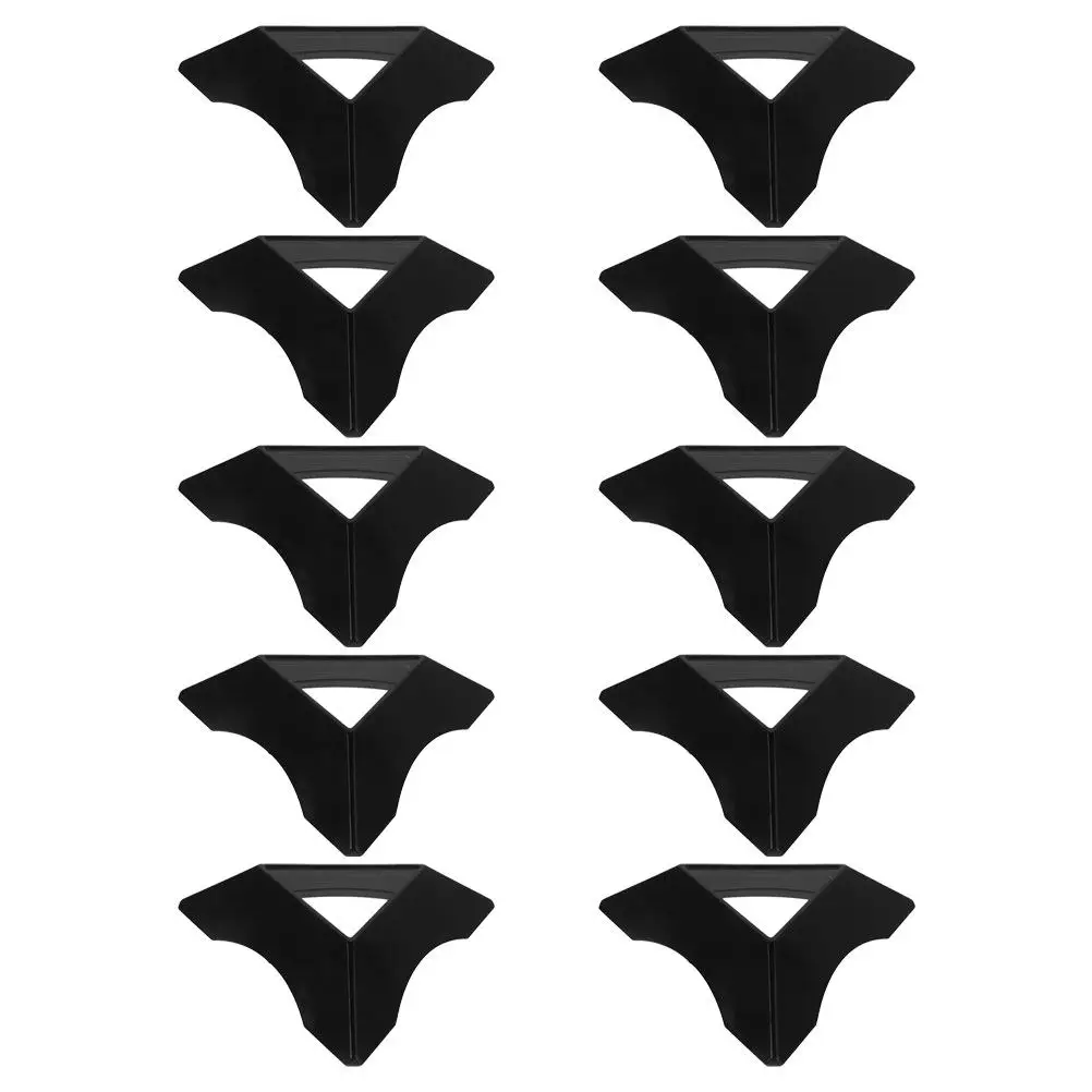 10Pcs Crystal Clear Cube Stand Triangle Pedestal for Displaying Storing Speed Cubes Stable Tripod Support Cube Holder Storage
