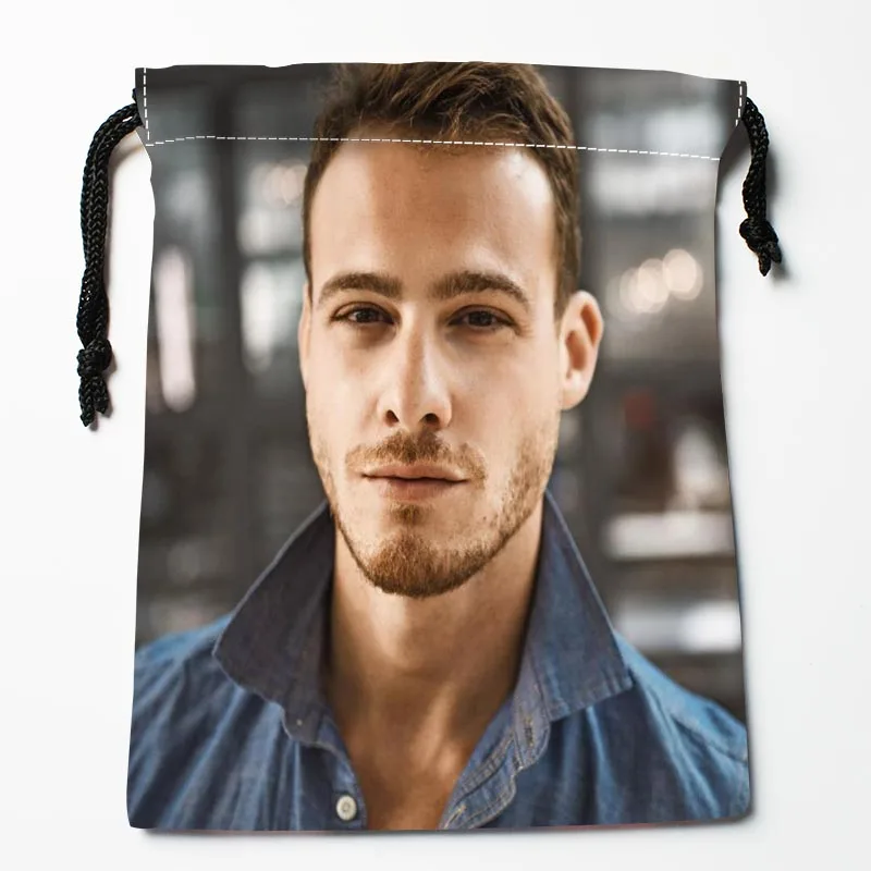 Kerem Bursin Drawstring Bags 18X22CM Soft Satin Fabric Resuable Storage Storage Clothes Bag Shoes Bags