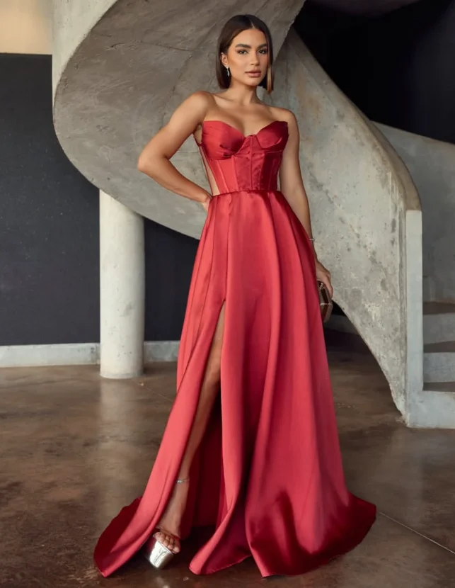 تخصيص جودة عالية طول الأرض شوكة عالية الحبيب عارية الذراعين حزام الظهر بلا أكمام المرأة رداء دي سواريه بلو سيرين هيل