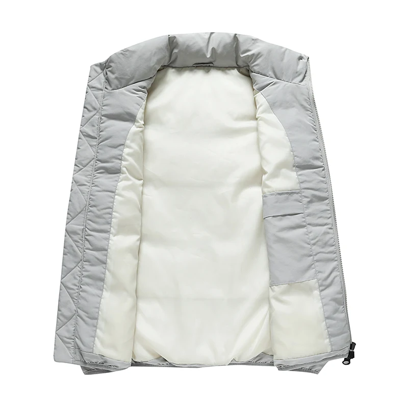 High Quality Duck Down Jacket Men Causal Fashion Vest Winter Warm Padded Waistcoat Lightweight Thick Sleeveless Coat Male Clothe