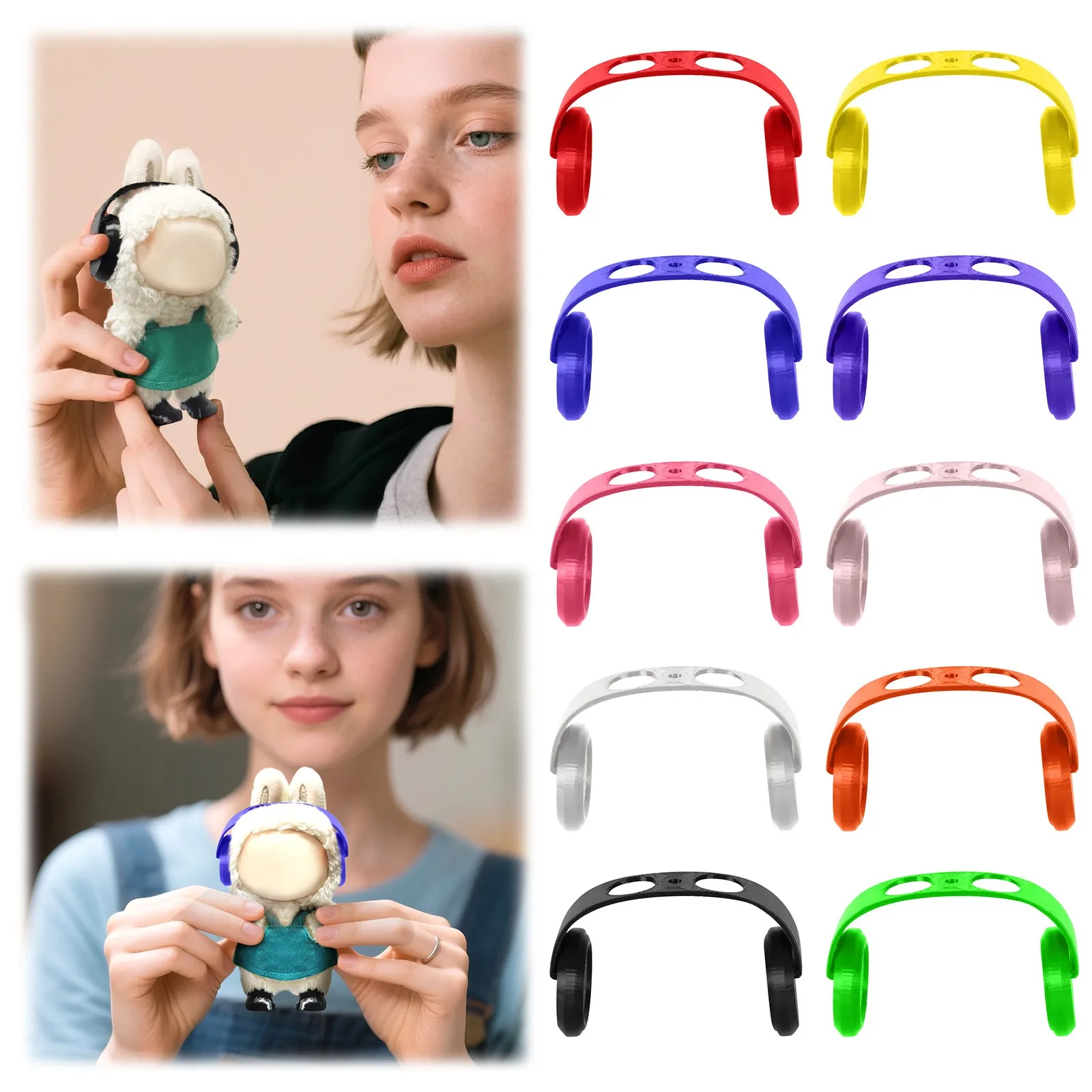 

For 17cm Labubu Accessories Earphones Labubu Accessorie Girl'S Toys Birthday And Christmas Gifts