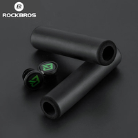 2025 New ROCKBROS Cycling Grips Bicycle Grips MTB Silicone Sponge Handlebar Grips Bike Bicycle Handlebars Ultraight