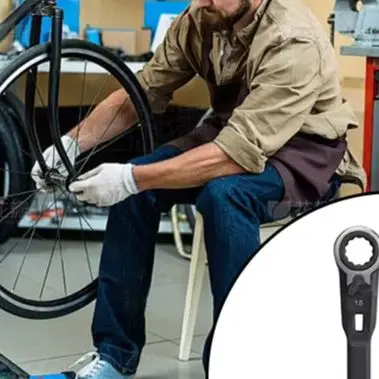 

Double-ended Wrench Multi-functional Wrench 17mm Size 10mm Size 12mm Size 16mm Size 18mm Size 4 In 1 Ratcheting Tool
