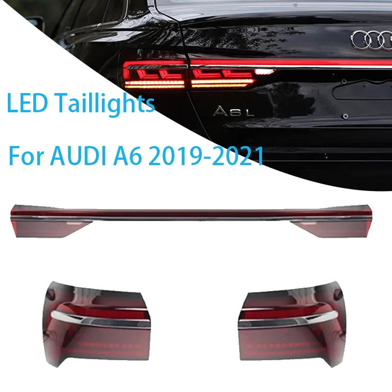 

For Audi A6 C8 PA 2019-2021 Taillight Modified LED Reversing Lamp Turn Signal Brake light Daytime running light Accessories