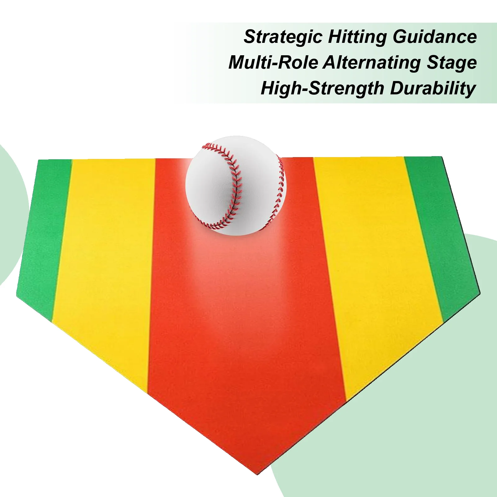 

Softball Batting Mat Folding Softball Practice Mat Foldable Ball Sport Batting Trainer Pad For Family Husband Wife Men Women