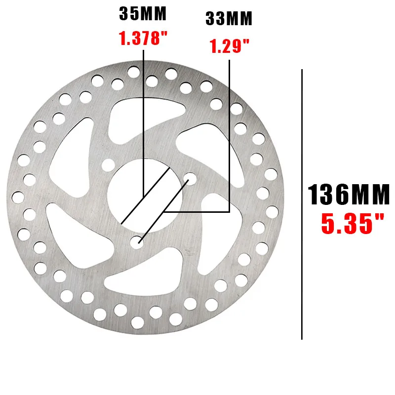 Motorcycle Parts Stainless Steel 140mm Universal For Motocross Disc Rotor Brake Pad 2 Brake-system Pit Dirt Bikes Accessories