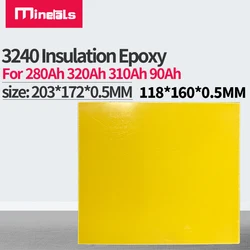 3240 Isolierung Epoxidplatte Isolator 203 * 172 * 0,5 mm 118 * 160 mm für 280 Ah 230 Ah 320 Ah 310 Ah 90 Ah 100 Ah Lifepo4 Akku DIY