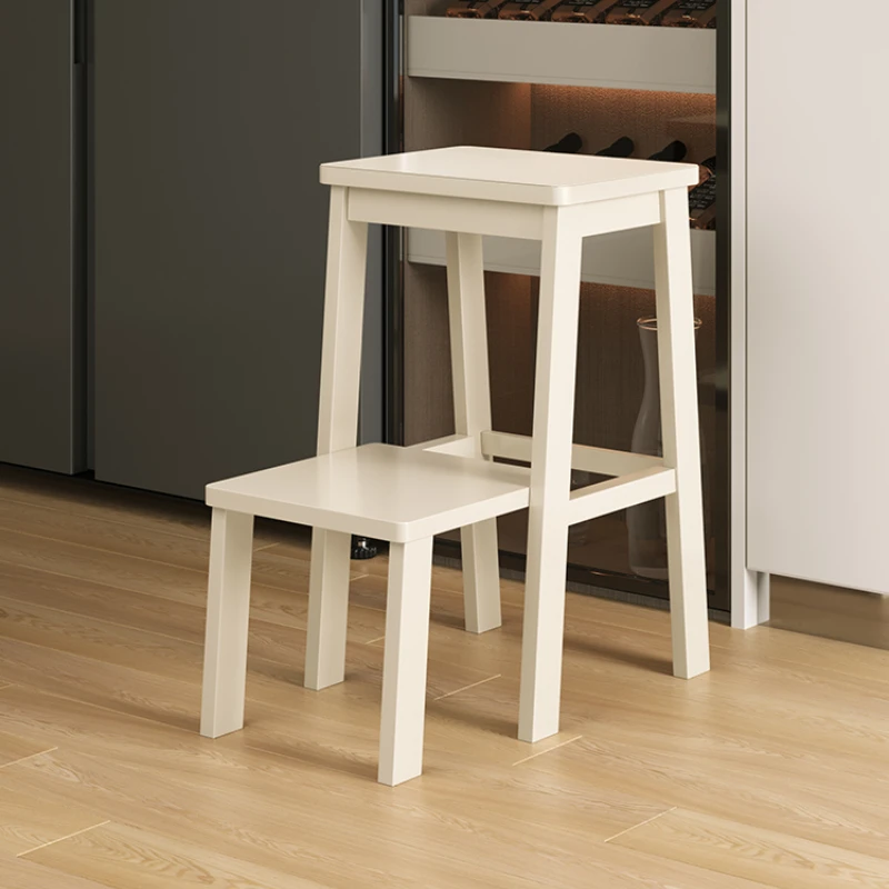 

Imported solid wood pedal stool Multifunctional ladder Household chair Climbing Climbing Dual-purpose ladder