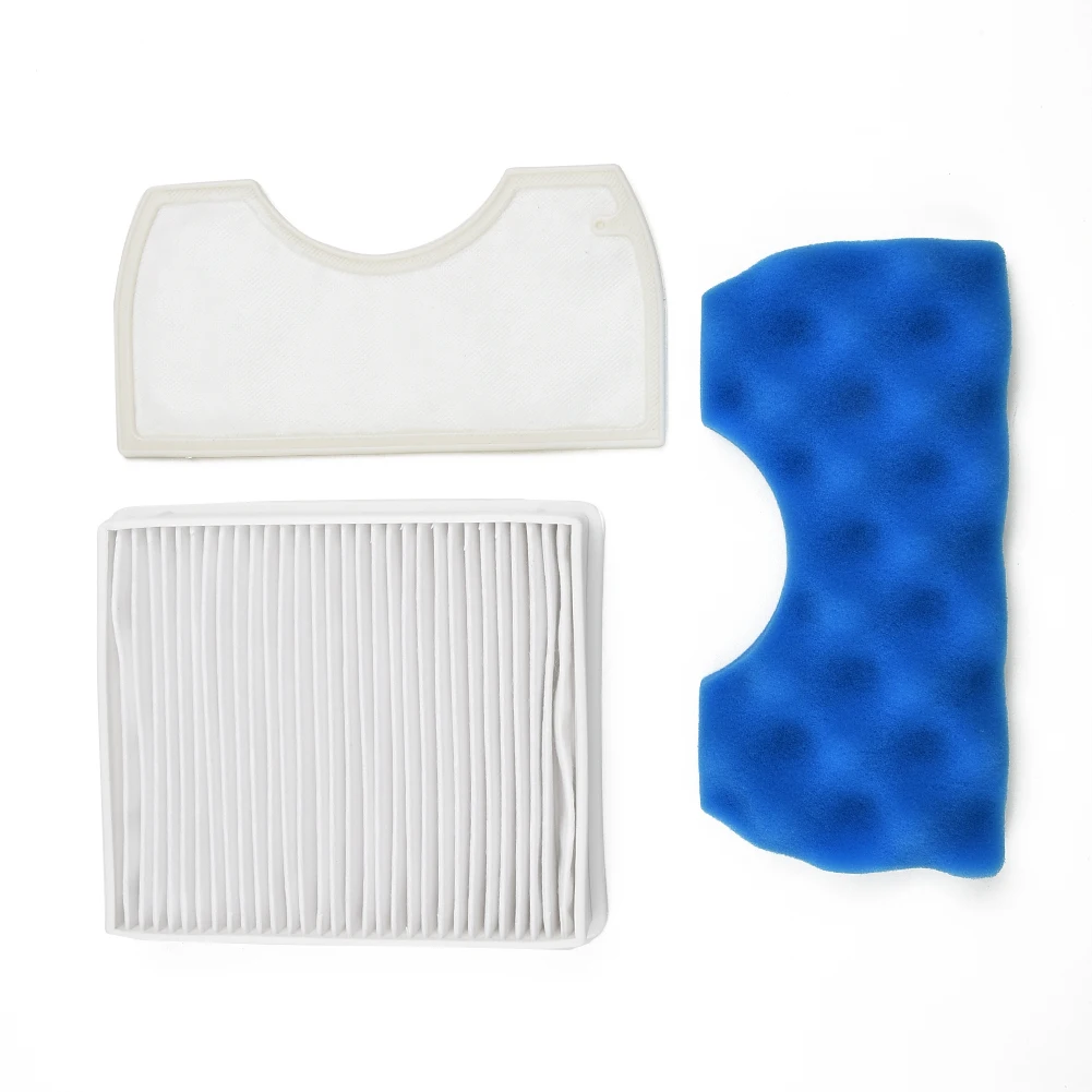 1 Set di filtri in spugna blu + 1 set di filtri Hepa per polvere per Samsung DJ63-00669A SC43-47 SC4520 SC4740 VC-9625 VC-BM620 Aspirapolvere