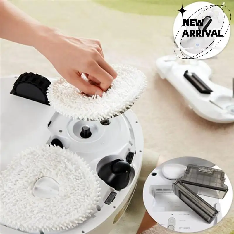 

For Narwal T10 Robot Sweeping Robot Vacuum Parts Washable Side Brush Mop Pads Replacement Parts