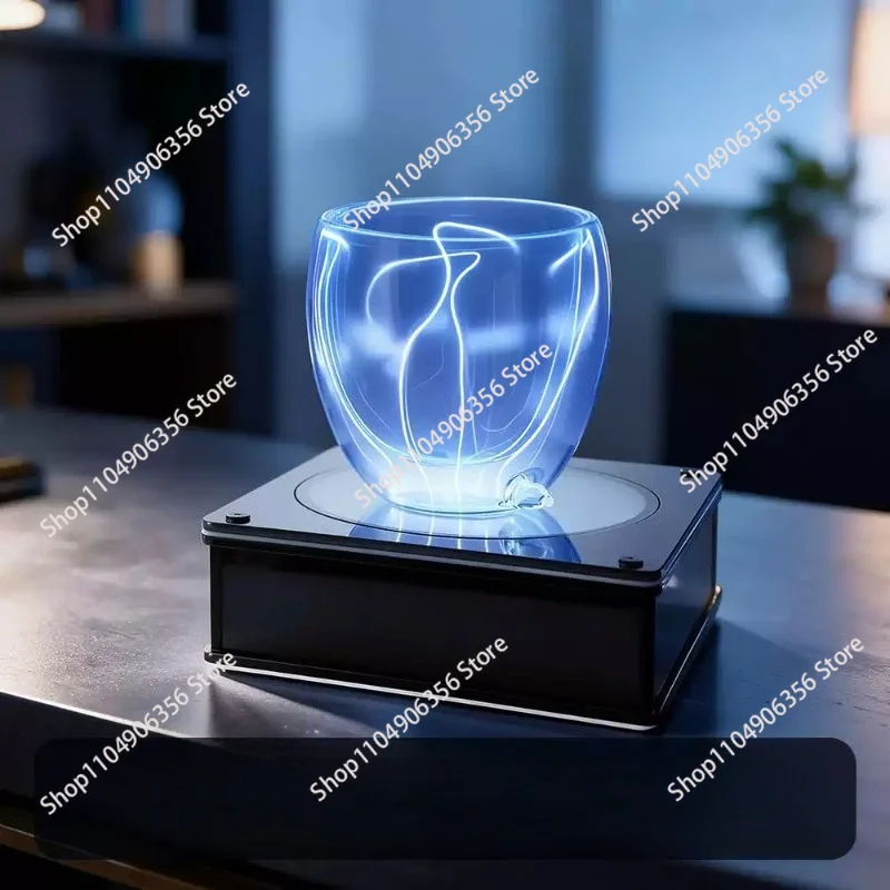 Plasma Lightning Cup Ion Glow Lamp, Physics Teaching Demonstration Tool, Electron Transition Science Kit for Creative Gift