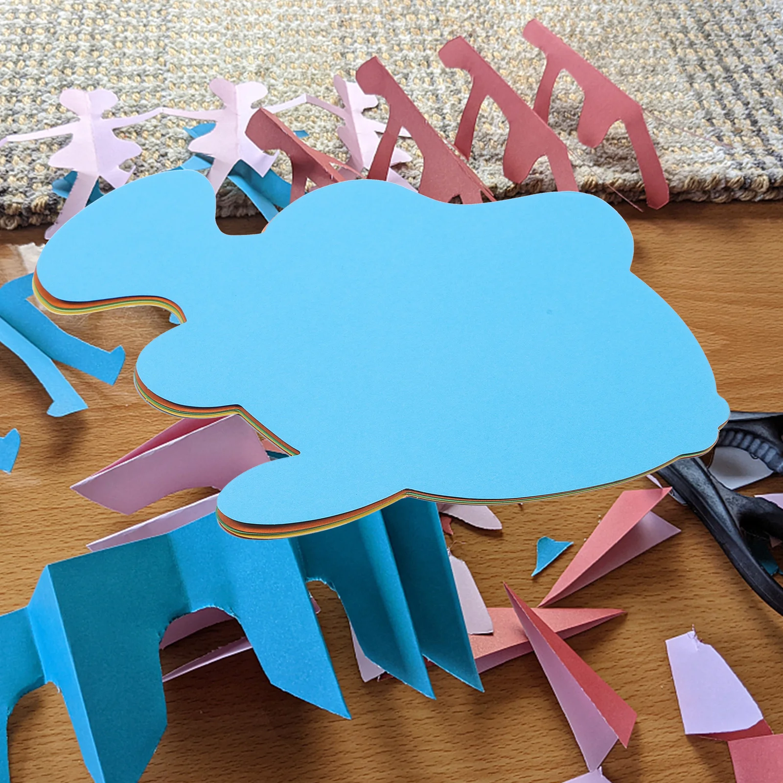 

72Pcs Creative Paper Cutouts Delicate Fish Modeling Wall Decoration for School Home Office DIY Scrapbooking Project Instant Room