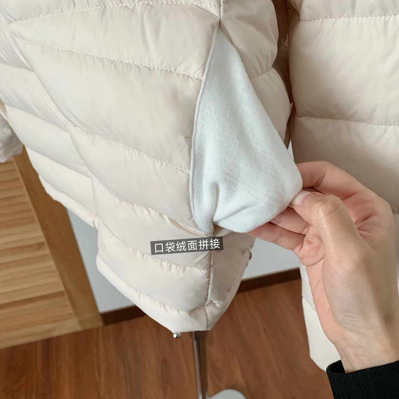 المرأة الخريف الشتاء الأبيض بطة أسفل طويلة الأكمام سترة فضفاضة سيدة عادية سميكة الدافئة زمم ضوء أسفل أبلى