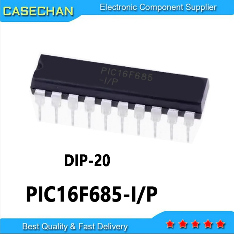 

10 шт. новые и оригинальные PIC16F685-I/P DIP-20