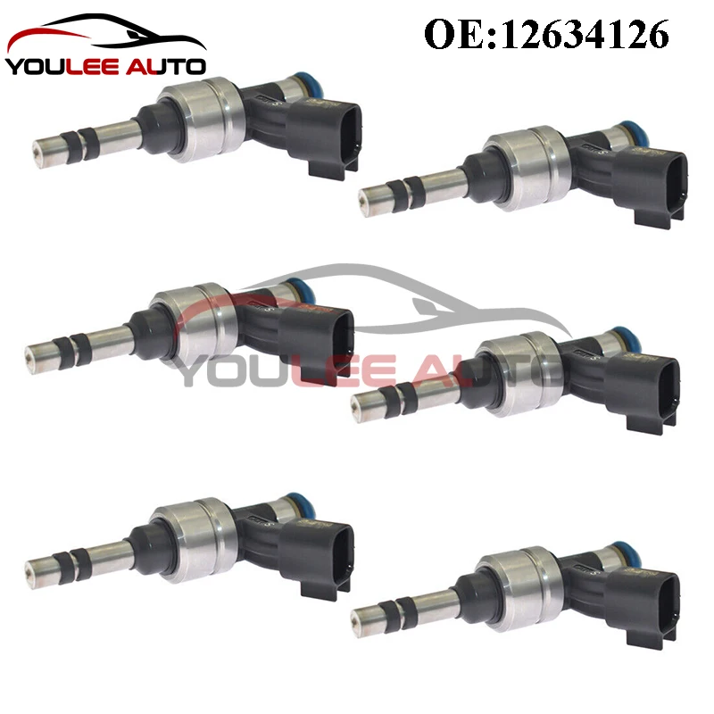 

New 12634126 12642128 Fuel Injector For Cadillac CTS Chevrolet Traverse GMC Terrain Buick Enclave 3.6L Auto Parts