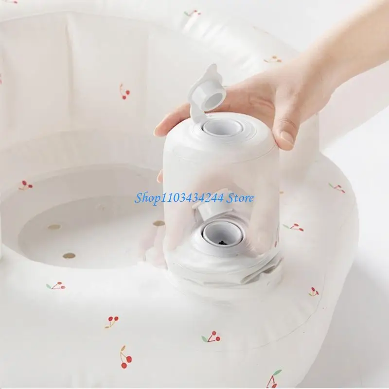 كرسي دعم الطفل خفيف الوزن قابل للنفخ على شكل أرنب كرسي تعلم الطفل مريح لدعم الطفل متعدد الوظائف