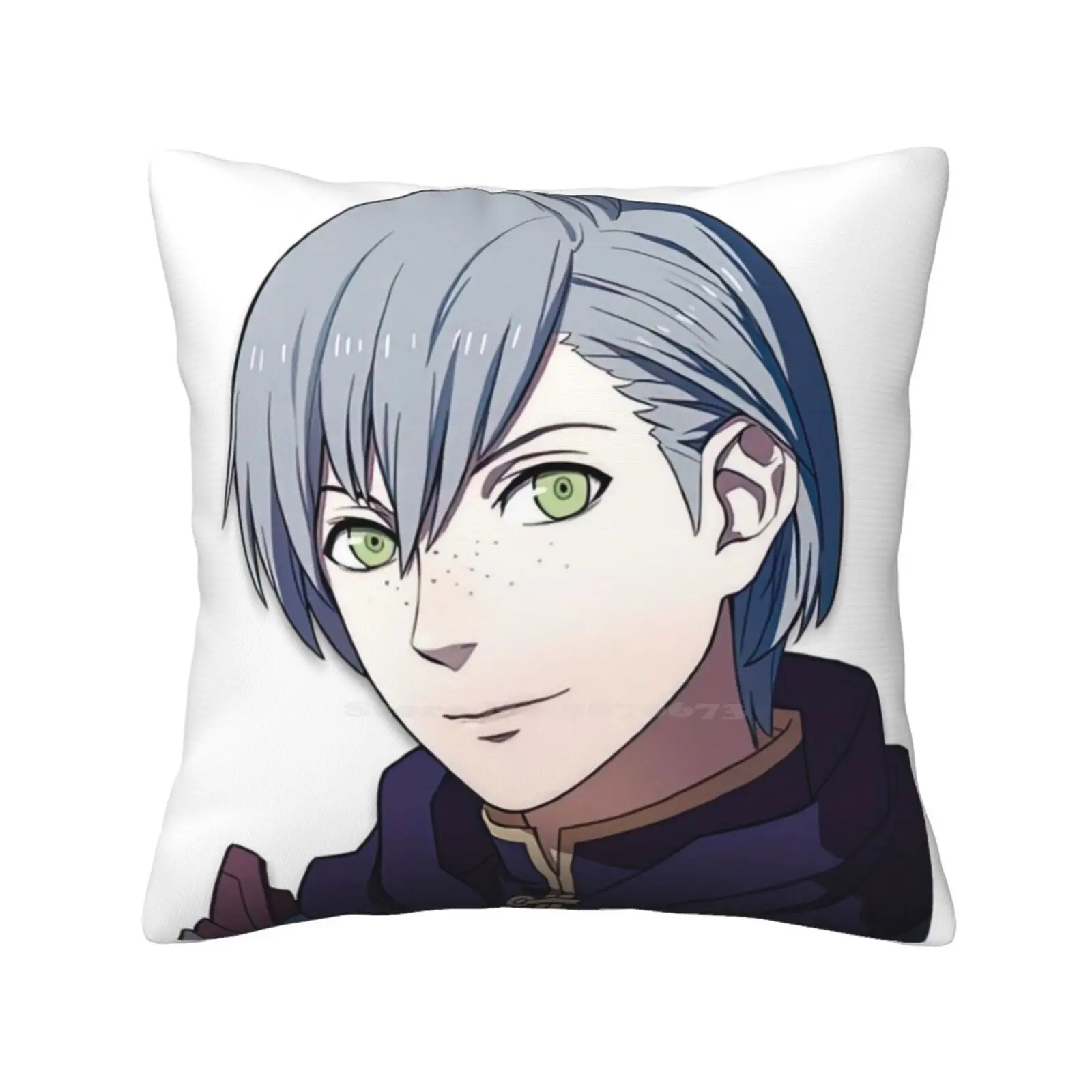 Ashe-Fire Emblem Three Houses Bedroom Office Hug Pillowcase Fire Emblem Three Houses Anime Game Ashe Freckles Boy Blue Lions