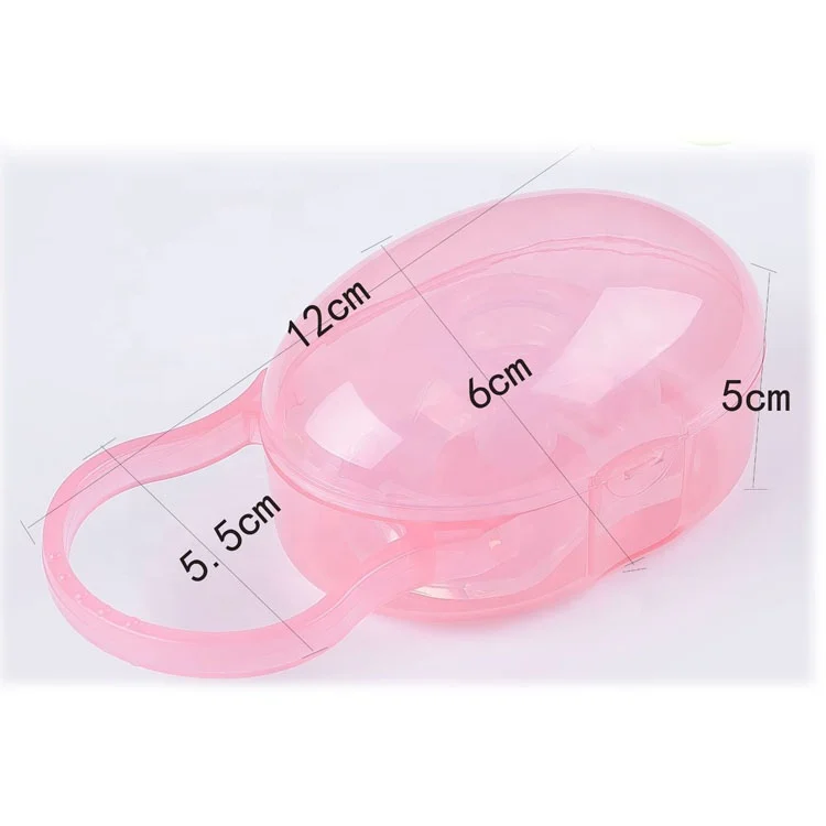 BPA free infant plastic pacifier box/baby pacifer storage case/pacifer case