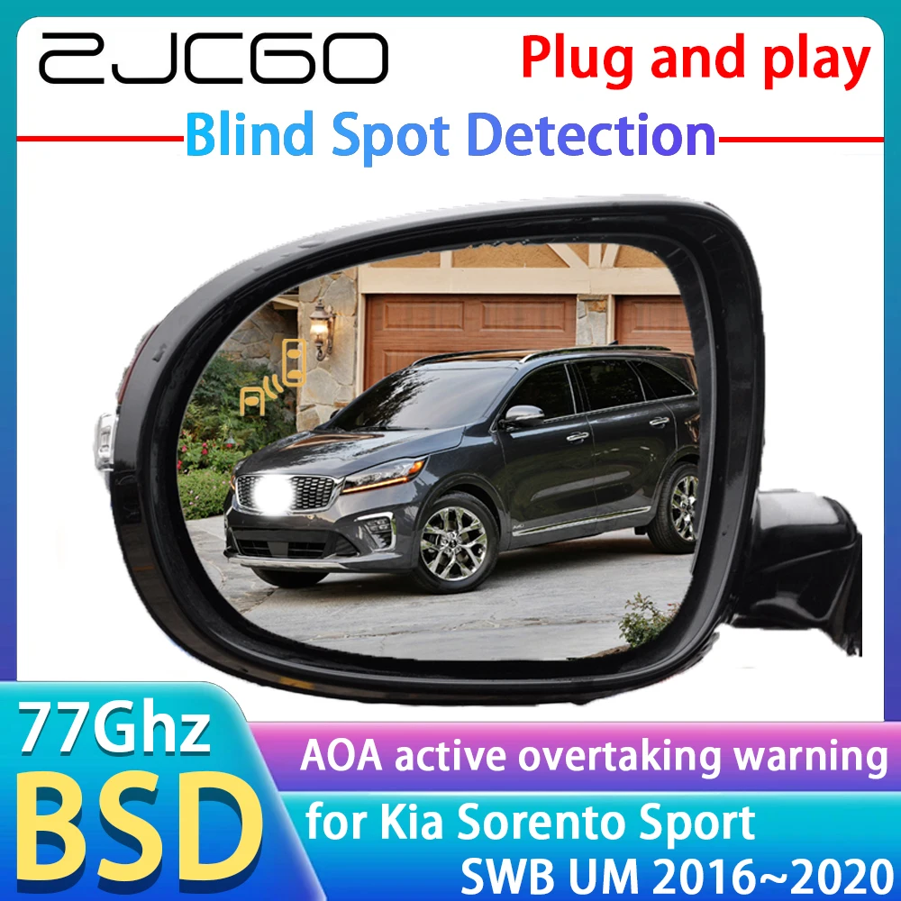 ZJCGO-Detector de Radar BSD de 77GHz, alerta de detección de punto ciego, accesorios de asistencia de espejo para Kia Sorento Sport SWB UM 2016 ~ 2020