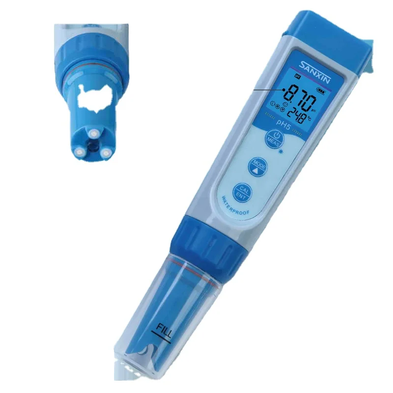 Laboratory digital pen type pH meter for cosmetics