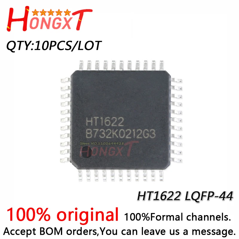 10PCS 100% NEW HT1622 LQFP-44.