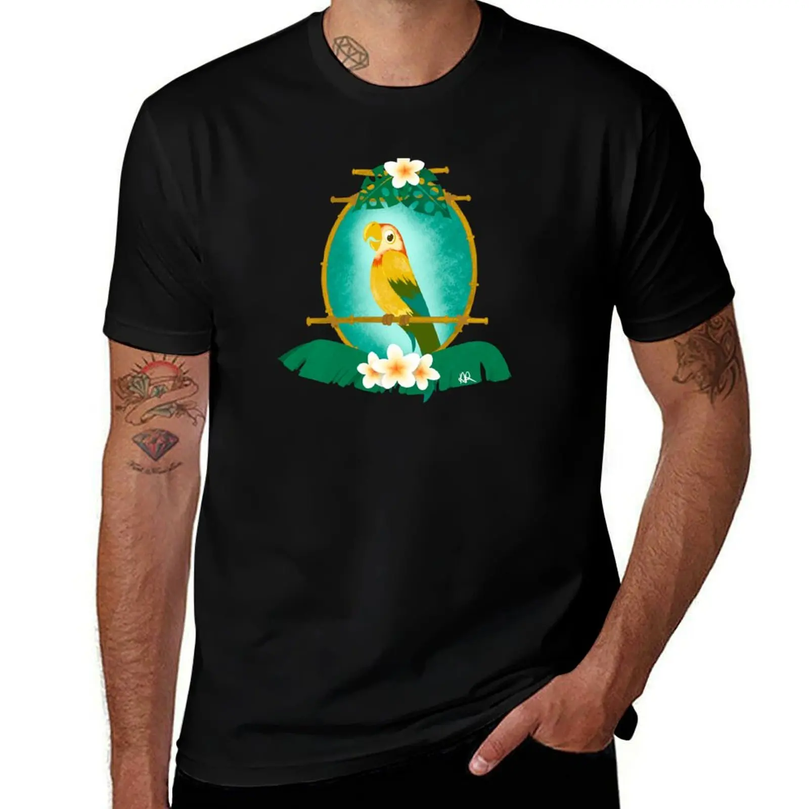 Enchanted Tiki Room Jose T-Shirt Casual Minimalist Short Sleeve Top T-Shirt