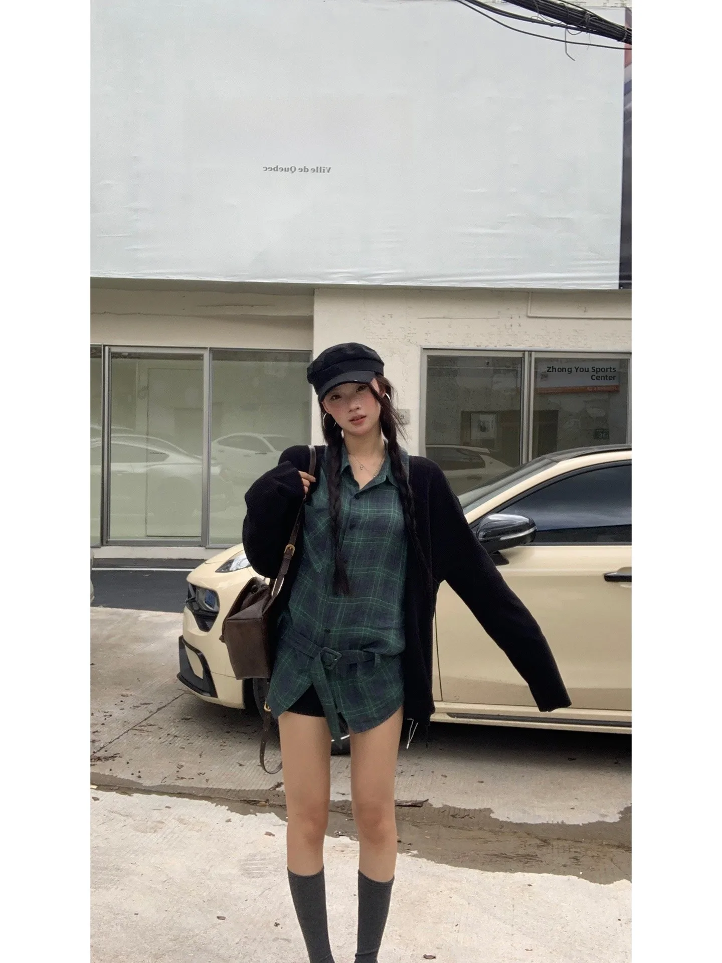 

Женский вязаный открытый кардиган Bla, топ Lazy Faion ранней осени, красный, новинка 2023 года, новое поступление, простые поездки на работу...